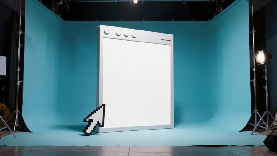 Website Building — studio prop